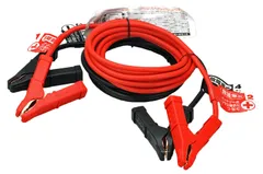 BAL(大橋産業) ブースターケーブル DC12Ｖ 80A 3.5ｍ 軽自動車 コンパクトカー 普通乗用車 SUV ワンボックス HV ハイブリット車 救援端子 細型絶縁フルカバークリップ 取り付け手順タグ 品番:1681