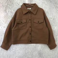 WEGO ウィゴー ショート CPO ブルゾン ブラウン Fサイズ ◇〇☆のサムネイル