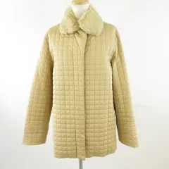 SANYO COAT ステンカラーコート 長袖 ハーフ丈 ライナー付き ベージュ *T433