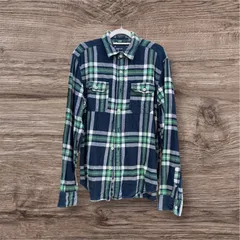 36☆ AMERICAN EAGLE OUTFITTERS チェック柄ネルシャツ