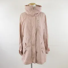ローレンラルフローレン LAUREN RALPH LAUREN スプリングコート ハーフ丈 長袖 ピンク S *A205