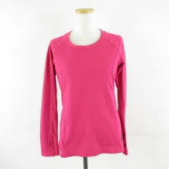 アディダス adidas スポーツウェア カットソー 長袖 ピンク L *A206