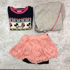 子ども服 キッズ服 まとめ売り 3点 上下 女の子 130cm 〇◇
