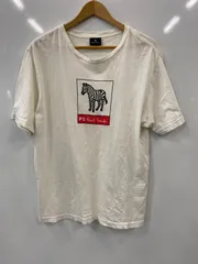 d832⚫︎PSPaulSmith⚫︎ピーエスポールスミス⚫︎Tシャツ⚫︎半袖⚫︎綿100%サイズXL⚫︎白