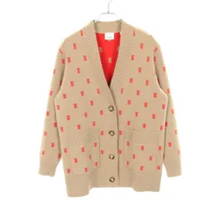 バーバリー BURBERRY カーディガン TBロゴ 8021032 ウール カシミヤ カーディガン レディース Used B