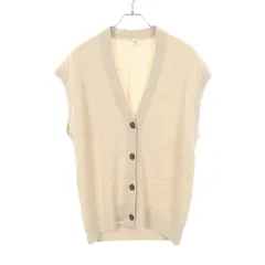 エルメス HERMES ベスト セリエボタン 3H2706D1 カシミヤ ニットベスト