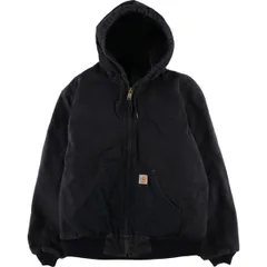 古着 00年代 カーハート Carhartt アクティブジャケット 中綿入り ダックフルジップパーカー メンズM相当/eaa606442