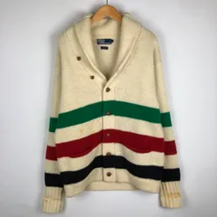 【中古品】Polo by Ralph Lauren ポロバイラルフローレン 90's SHAWL COLLAR WOOL CARDIGAN 90年代 ショールカラー ウール カーディガン 長袖 トップス 【145-250930-yo-06-fuz】