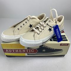 ワンスター コンバース timeline CANVAS 白 キャンバス - メルカリ