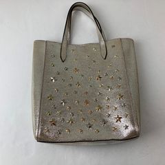 ジミーチュウ ソフィア（Sofia）スタースタッズ トートバッグ シルバー