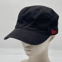KO3731□NewEra×ワンダフルデザインワークス ブラック ワークキャップ ワンダーベア 71/2