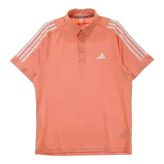 サイズ：L ADIDAS GOLF アディダスゴルフ 2023年 半袖ポロシャツ メッシュ切替  ピンク系 [240101576234] ゴルフウェア メンズ ストスト