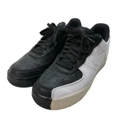 【中古品】NIKE ナイキ 905345-004 AIR FORCE 1 LOW SPLIT WHITE BLACK エアフォース 1 ロー スニーカー 【160-251228-gm-03-fuz】