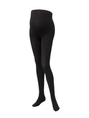 PS6531 ブラック M-L タイツ マタニティ 裏起毛 [犬印本舗]