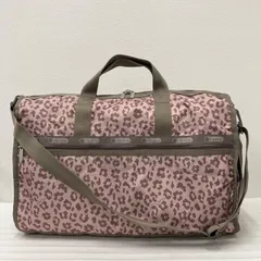 8365　LeSportsac レスポートサック　2way　ボストンバッグ　トラベルバッグ　旅行用バッグ　レディース　軽量　レオパード　ヒョウ柄　豹柄　アニマル柄　ピンク　ブラウン　ベージュ　大きめ　大容量　シンプル　カジュアル