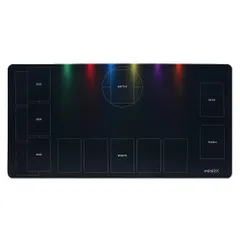 プレイマット バトルフィールド ラバー ハーフ 30×60cm 用 収納袋付き ポケモンカード (ハーフ TCG 黒)