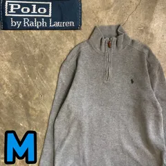 T7298 POLO by Ralph Lauren ハーフジップ　コットン