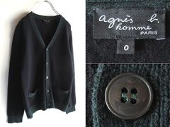 agnes b. homme】スナップボタン カーディガン ブラック 1 薄手 - メルカリ