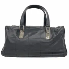 シャネル(Chanel) シャネル ハンドバッグ チョコバー レザー ブラック レディース