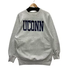 【中古品】Champion チャンピオン 90s UCONN REVERSE WEAVE リバースウィーブ スウェット トップス ブランド 古着 【145-250329-gm-36-fuz】