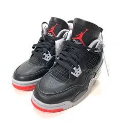【中古美品】NIKE ナイキ FQ8213-006 AIR JORDAN 4 RETRO GS BRED REIMAGINED スニーカー 【160-250420-gm-31-fuz】