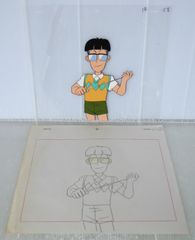 も*し様 【名シーン】名探偵コナン セル画 坂田刑事＆服部平次＆コナン 
