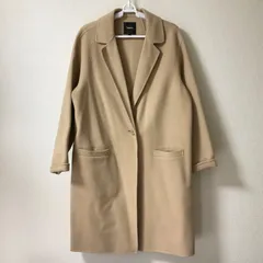 Theory セオリー チェスターコート ロングコート カシミヤ ウール  01-6309607 サイズ S ベージュ 【中古】 Bランク　6_213