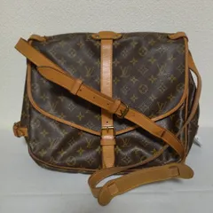 ルイヴィトン  モノグラム ソミュール35 ショルダーバッグ M42254
