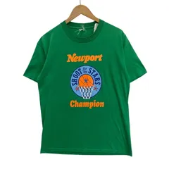 【中古品】USED NEWPORT CHAMPION ヴィンテージ シングルステッチ 半袖Tシャツ カットソー トップス ブランド 古着 【145-250706-gm-20-fuz】
