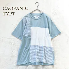 チャオパニックティピー 半袖Tシャツ（S）配色 切替デザイン パッチワーク コットン　シンプル　カジュアル