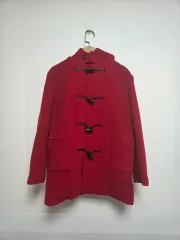 バーバリー キッズ ダッフル コート レッド (12A)