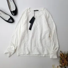 ◯ 新品 mizuiro ind ミズイロインド コットン ナイロン 切替 カットソー プルオーバー ロンT 日本製 白 ホワイト(126K＋8227)26H