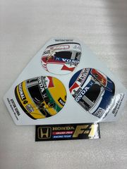 F1 ヘルメット ステッカー 4種セット 中嶋悟 アイルトン・セナ - メルカリ