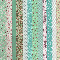 生地・ハギレ　いちご柄 93