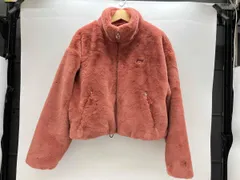 冬 NIKE ESSENTIALS JACKET DV5139-691 ナイキ エッセンシャル ジャケット L ピンク レディース フェイクファージャケット