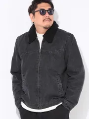 ジャケット メンズ 大きいサイズ ボア襟着脱 フルジップ デニム ブルゾン Levi's (リーバイス)