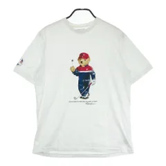 サイズ：M POLOGOLF ラルフローレン ポロゴルフ  Tシャツ ポロベア プリント  ホワイト系 [240101604524] ゴルフウェア メンズ ストスト