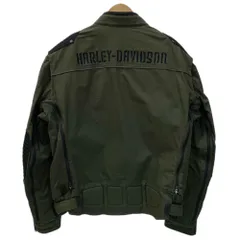 ハーレーダビットソン HARLEY-DAVIDSON ライダースジャケット 97079-16VM グリーン XLサイズ 201MT-5057