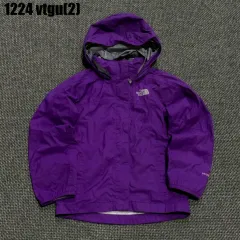 THE NORTH FACE パープル ウィンドブレーカー フード ジャケット xs 1224