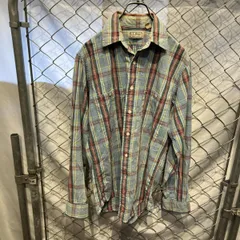 L.L.bean 長袖チェックシャツ Sサイズ エルエルビーン 