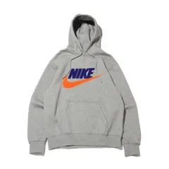 [ナイキ] セットアップ対応モデル クラブ コレクション プルオーバー フーディ パーカー FN3105-063 ダークグレーヘザー/ライトスモークグレー/セーフティオレンジ [(063) ダークグレーヘザー/ライトスモークグレー/セーフティオレンジ] [L]