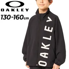 オークリー ジャージ キッズ ジュニア OAKLEY クロスジャケット 薄手 130-160cm 子供服 吸汗速乾 軽量 トレーニング スポーツウェア 子ども フルジップ アウター ジャージー 運動   /FOA406388