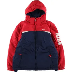 古着 00年代 ナイキ NIKE リバーシブル 中綿パーカー パファージャケット レディースXL相当/eaa607909