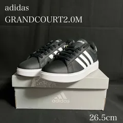 R 【新品/箱付】adidas アディダス GW9196 GRANDCOURT2.0M グランコート2.0 26.5㎝ シューズ ブラック スニーカー メンズT2601085