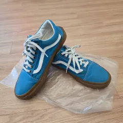 VANS オールドスクール スカイ ブルー キャンバス スニーカー 275