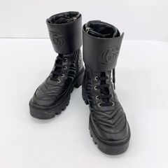 GUCCI グッチ GGマーモント シェリーライン パールスタッズ ブーツ 