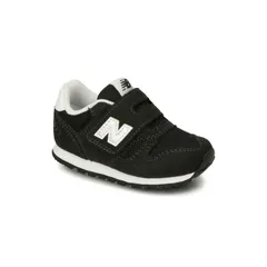 ニューバランス ベビーシューズ 12-16.5cm スニーカー Newbalance 373 子供靴 キッズシューズ 子ども シューズ スポーティ 赤ちゃん 幼児 ベビー靴 ベビースニーカー キッズスニーカー 黒 マジックテープ 運動靴/IZ373-KB2