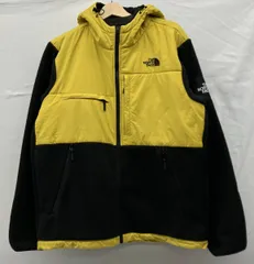 THE NORTH FACE NA71832 Denali Hoodie デナリフーディ　ノースフェイス　フリース ジャケット　イエロー  ブラック　サイズXL