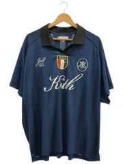 KITH (キス)SHADOW STRIPE MARCEL SOCCER TOPネイビーXL - メルカリ