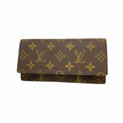 ルイ・ヴィトン(Louis Vuitton) ルイ・ヴィトン 長財布 モノグラム ポルト円 3カルトクレディ M61818 ブラウンレディース